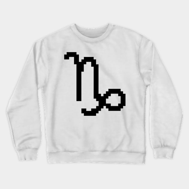 Capricorn pixel Crewneck Sweatshirt by ManicWax